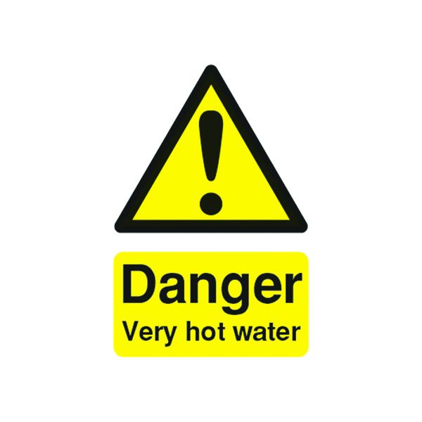 Signslab Danger Very Hot Water Pvc image