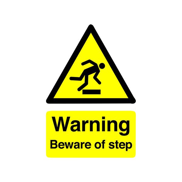 Signslab A5 Beware Of Step S/A image