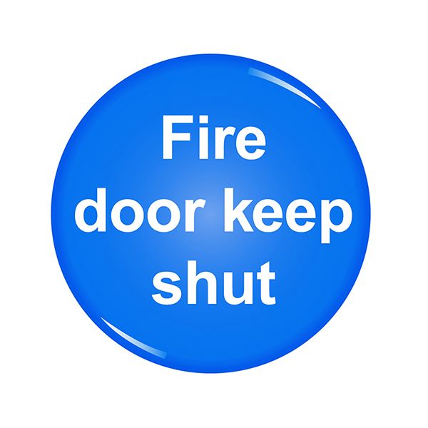 Signslab Fire Door Keep Shut Symbol image