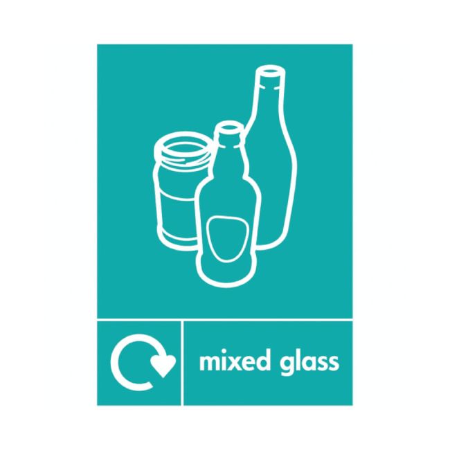 A5 Sign Self Adhesive Mixed Glass (Pack of 5) Y7321009 image 1