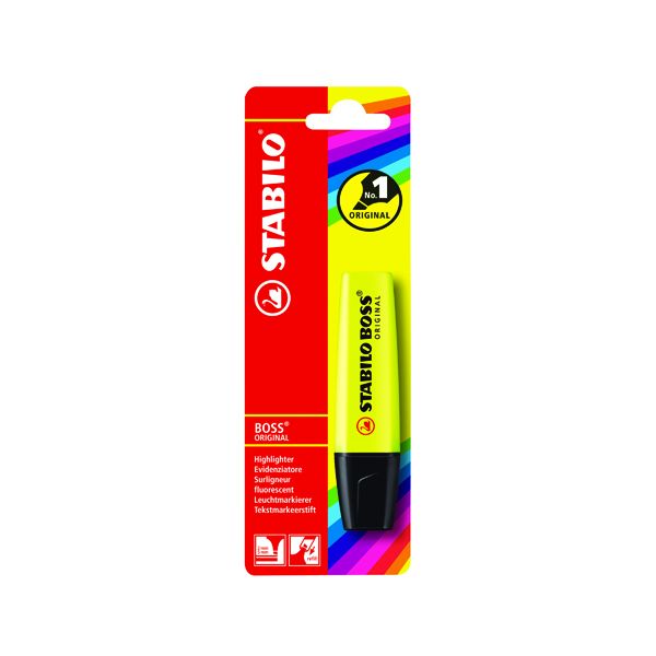 Stabilo Boss Yellow Highlighter Pen image