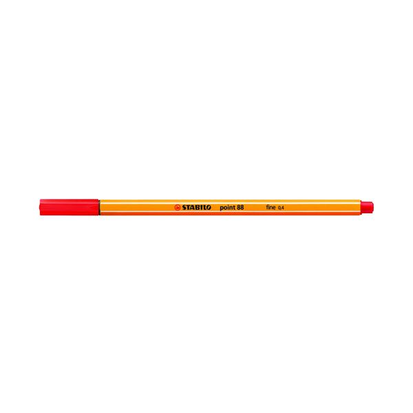 Stabilo Point 88 Fineliner Red Pk10 image