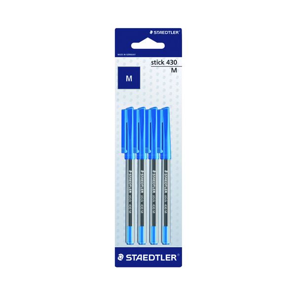 Staedtler Stick Pen Blue Pk10 image