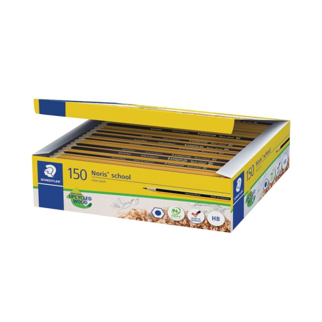Staedtler Noris School 121 Graphite HB Pencil (Pack of 150) 121 C150 image 2