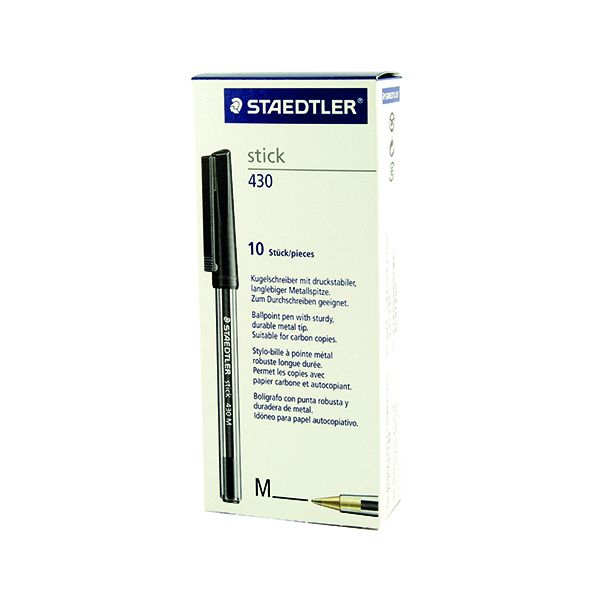 Staedtle Stick Ball Pen Blk Pk10 image