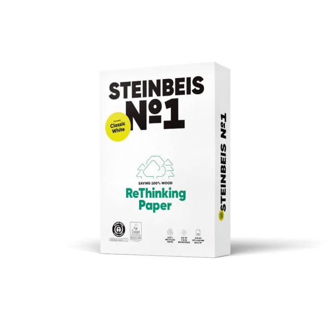 Steinbeis No.1 Recycled Paper Off-White A3 80gsm (Pack of 2500) 10026 image 2