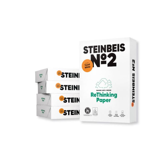 Steinbeis No.2 Recycled Paper Off-White A3 80gsm (Pack of 2500) 4260074849035 image 1