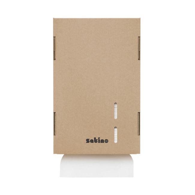 Satino Towel Dispenser Cardboard Brown (Pack of 6) 332850 image 2