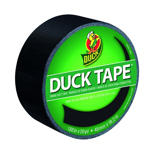 Ducktape 48mmx18.2m Black Pk6 image