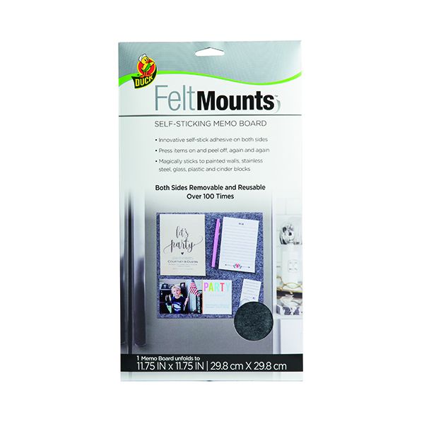 Duck Felt Mount 298mmx298mm Gry Pk8 image