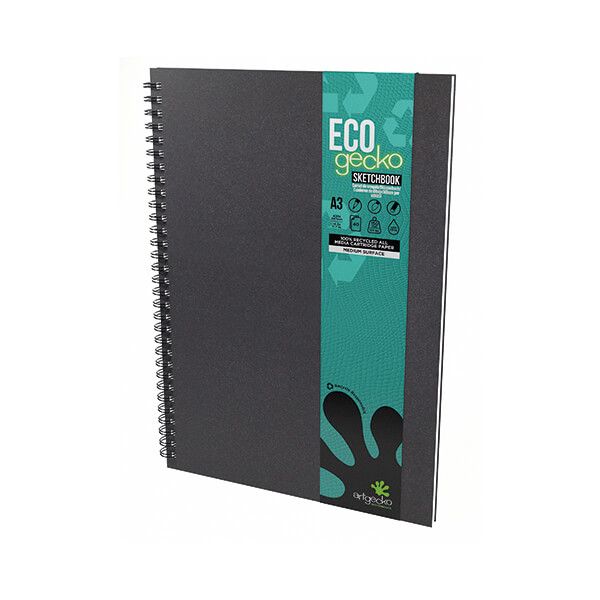 Eco Gecko W/bnd Skchbook A3 Por 40Sh image