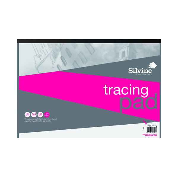 Silvine Evryday Trace Pad 50shts A3 image