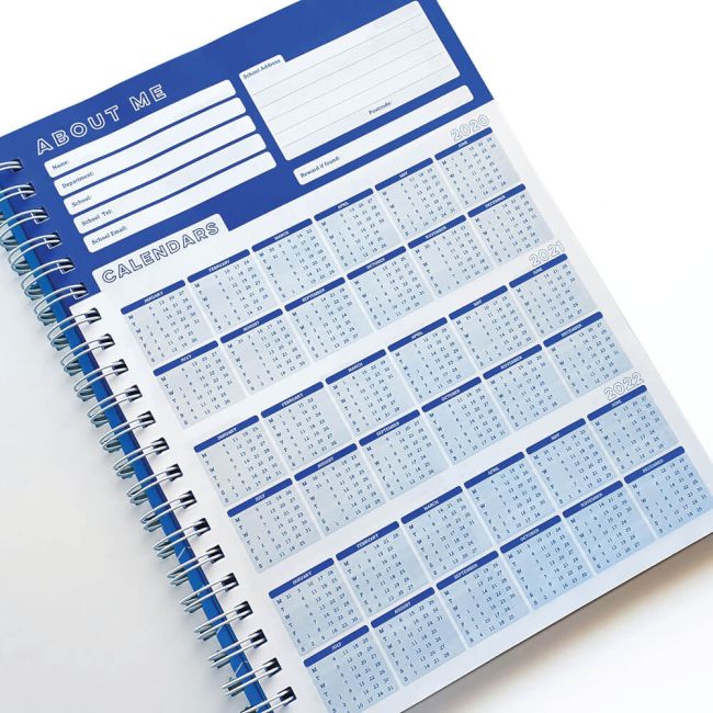 Silvine Teachers Academic Planner 6 Period A4 ST45312 image 2