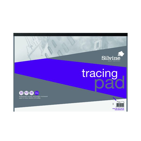 Silvine Prof Tracing Pad 50shts A3 image