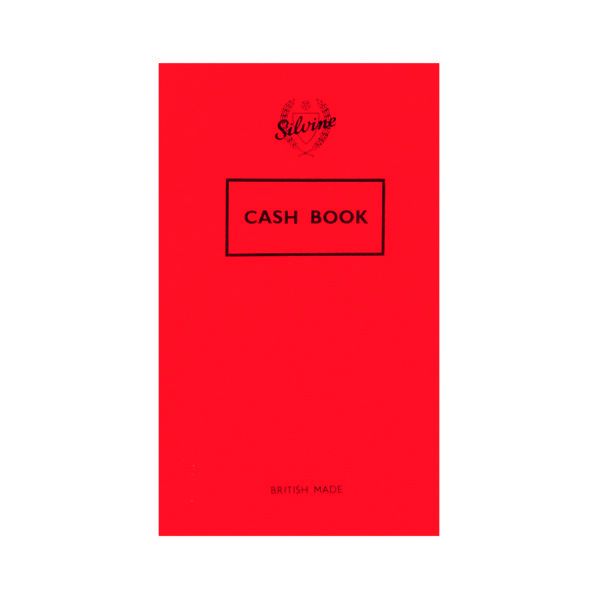 Silvine Cash Book 159x95mm Red Pk24 image