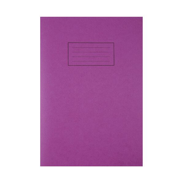 Silvine Exercise Book A4 Purple Pk25 image