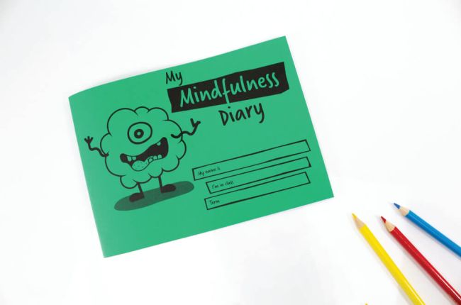 Silvine Primary Mindfulness Journal KS2 Class A5 Green (Pack of 30) EX233 image 4