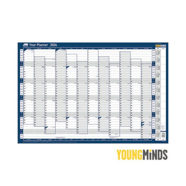Sasco Vertical Year Planner 2024 image