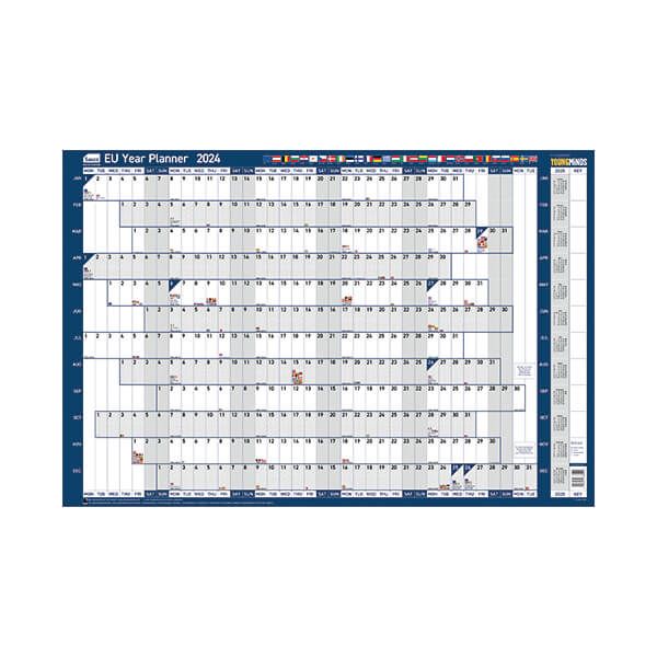 Sasco EU Year Planner Mounted 2024 image