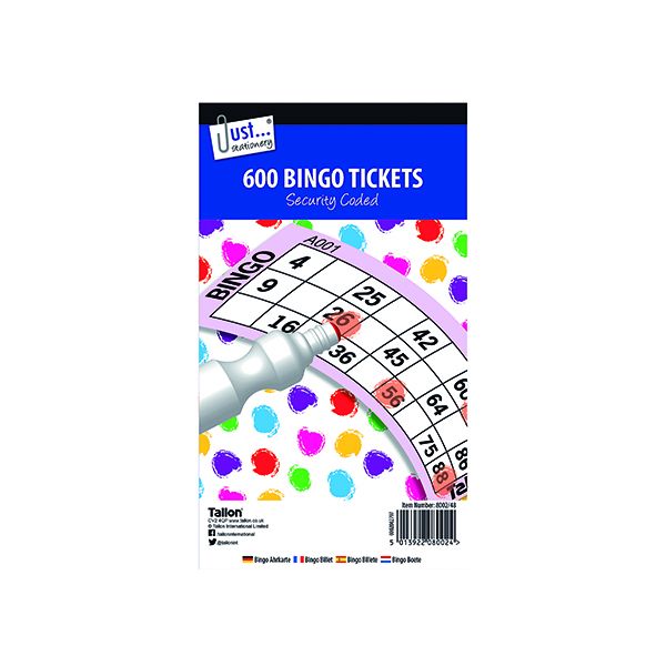 Just Stationery Bngo Tckt 21x12 P12 image