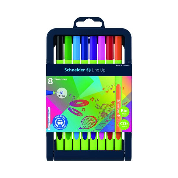 Schneider Line Up Fineliners Asst P8 image