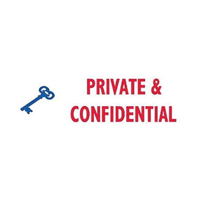 Trodat Office Printy Stamp - Private + Confidential 77307 image 2