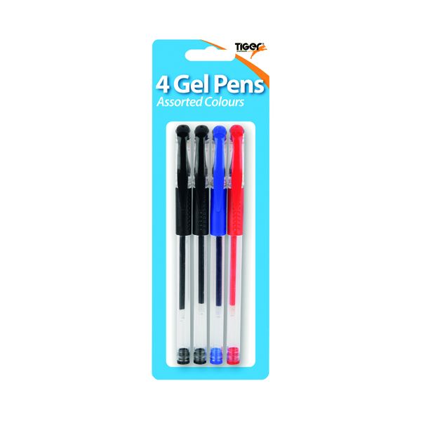 Tiger 4 Gel Pens 12Pk image