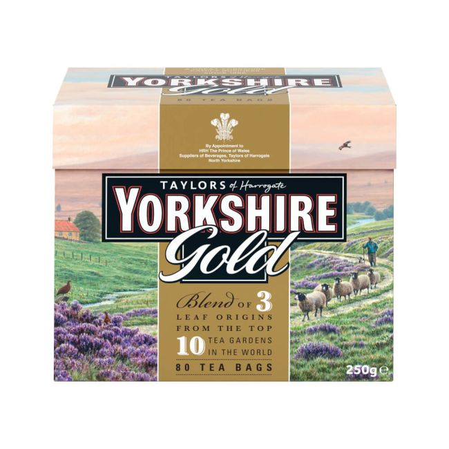 Yorkshire Tea Gold Tea Bags (Pack of 80) 1053 image 1