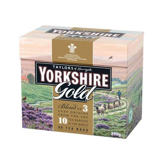 Yorkshire Tea Gold Tea Bags (Pack of 80) 1053 image 2