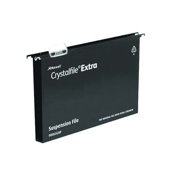 C/File Extra Sus Fc 30Mm Black Pk25 image