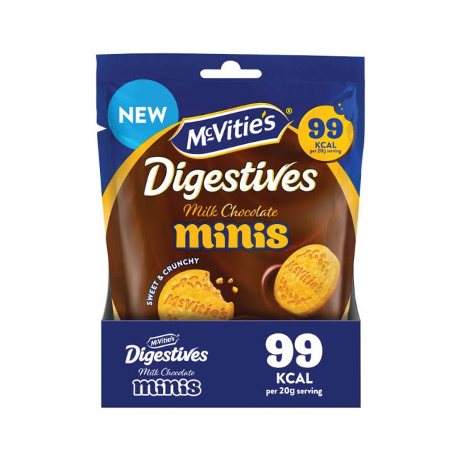 McVities Chocolate Digestive Minis Sharing Pouch Biscuits 80g 44971 image 2