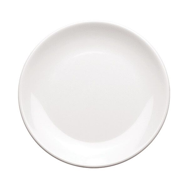 Plate Round 9 Inch 23cm Mela Wht Pk6 image