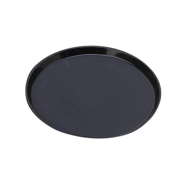 Serving Tray Rnd PC H22 x D355mm Blk image