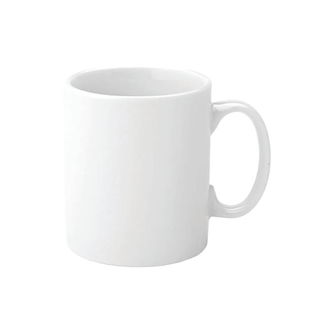Pure White Economy Straight-Sided Mug 12oz (Pack of 12) E90037-B01012 image 1