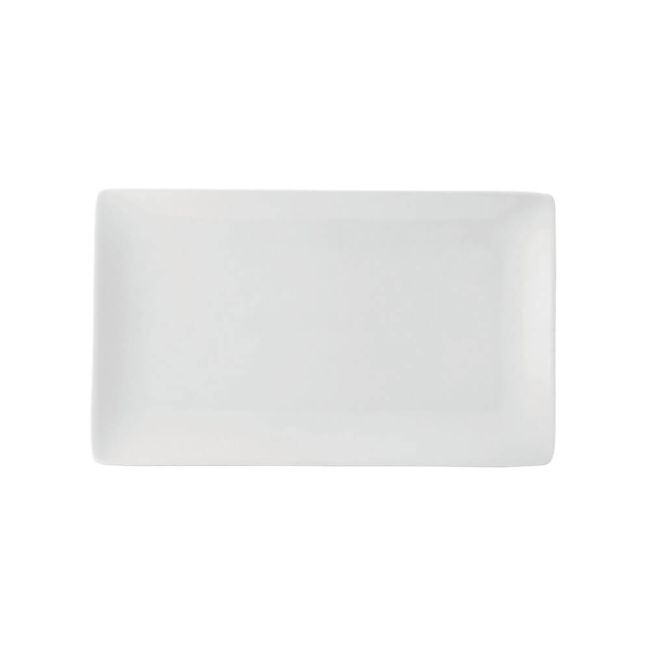 Pure White Rectangular Plate 11x6.25in/28x16cm (Pack of 6) E10004-B06018 image 1