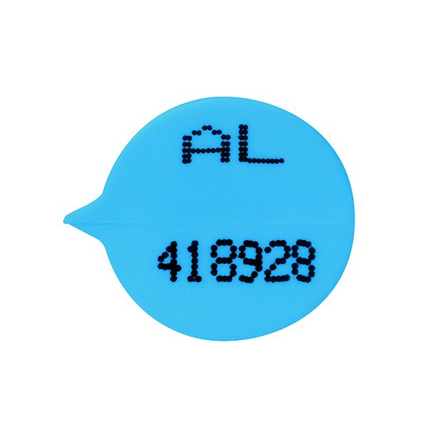 Gosecure Numbered Round Seal Blue image