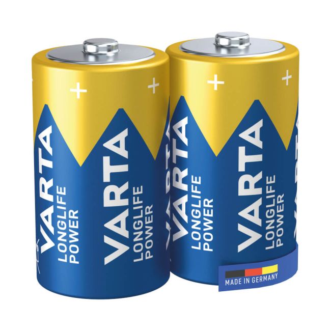 Varta Longlife Power D Alkaline Battery 1.5V (Pack of 2) 4920121422 image 2
