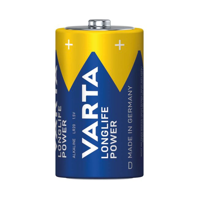 Varta Longlife Power D Alkaline Battery 1.5V (Pack of 4) 4920121424 image 3