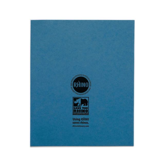 Rhino Exercise Book 48 Page S5 8x6.5 Light Blue (Pack of 100) VEX342-396-6 image 3