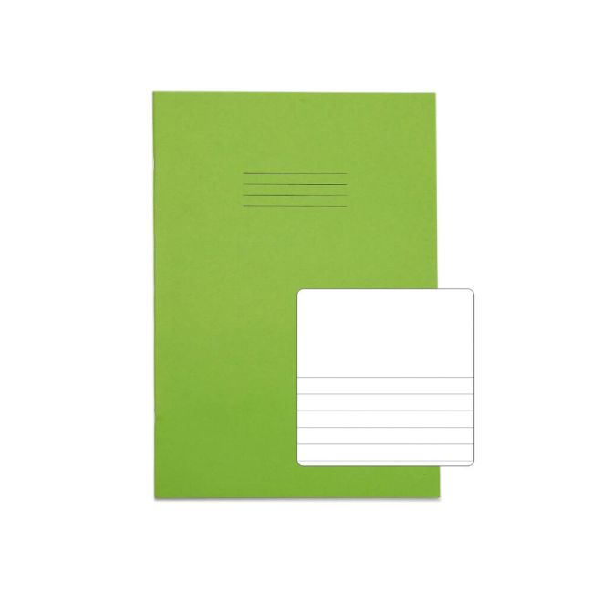 Rhino Exercise Book 32 Page TBF8 A4 Light Green (Pack of 100) VPW024-10-0 image 1