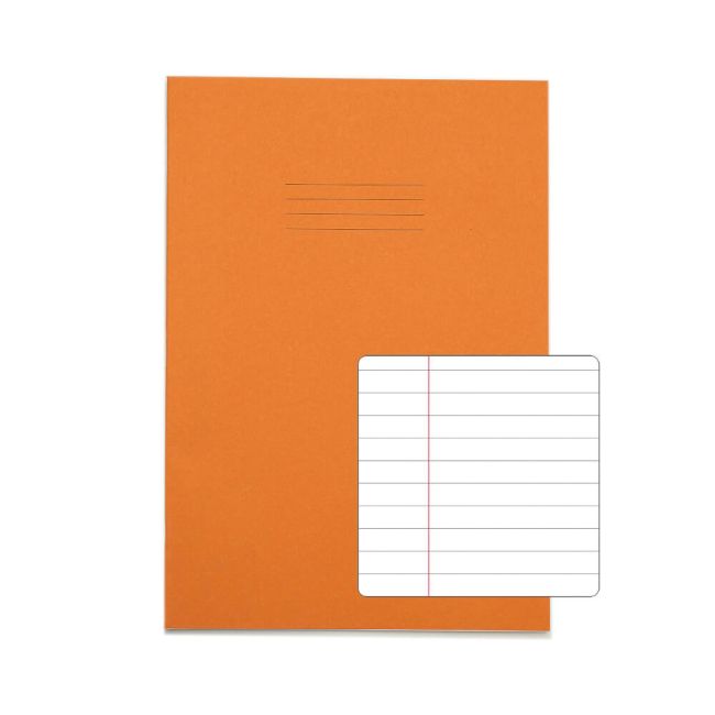 Rhino Exercise Book 80 Page F8M A4 Orange (Pack of 50) VEX668-1465-0 image 1