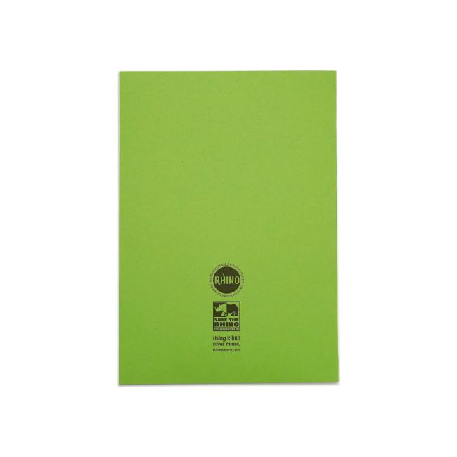 Rhino Exercise Book 64 Page F8M A4 Light Green (Pack of 50) VEX677-305-8 image 4