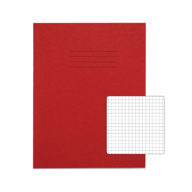 Rhino Exercise Book 80 Page S5 9x7 Red (Pack of 100) VEX554-382-6 image 1