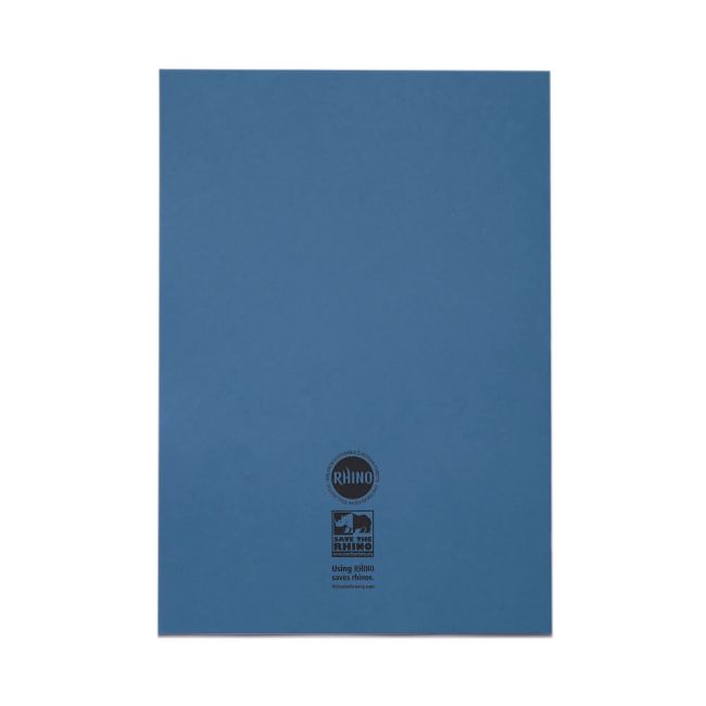 Rhino Exercise Book 80 Page 13x9in Blank Light Blue Contract (Pack of 50) VDUV080-161-8 image 3