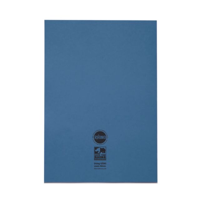 Rhino Exercise Book 80 Page A4 8mm Ruled Light Blue Contract (Pack of 50) VEXV668-1335-4 image 3