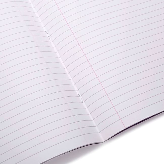 Rhino Exercise Book 80 Page A4 8mm Ruled Purple Contract (Pack of 50) VEXV668-1595-0 image 7