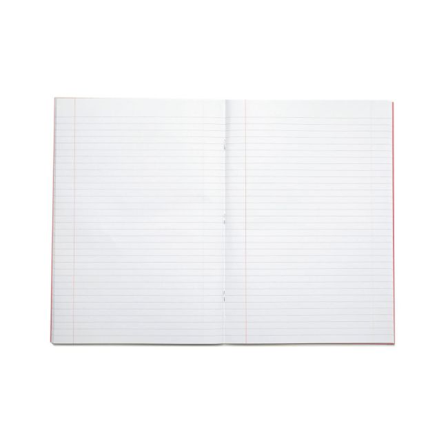 Rhino Exercise Book 80 Page A4 8mm Ruled Red Contract (Pack of 50) VEXV668-495-0 image 2