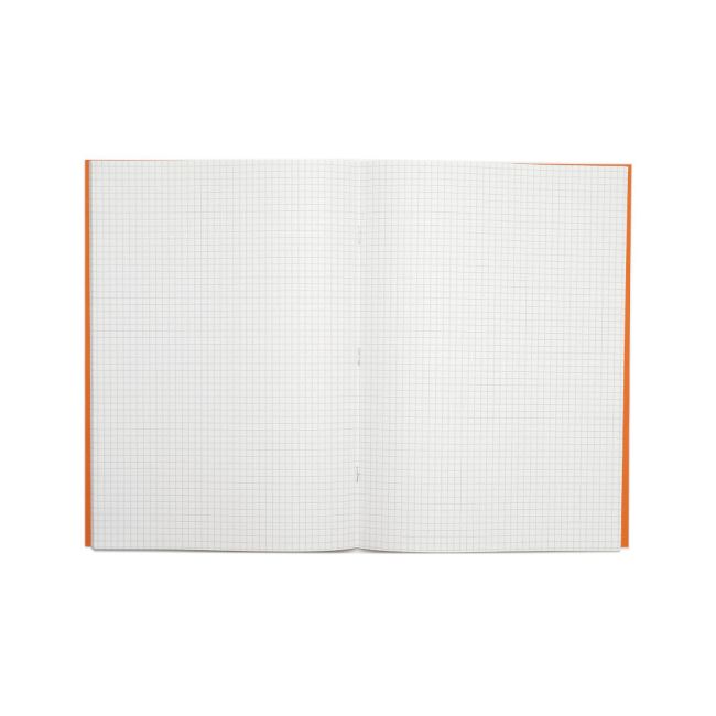 Rhino Exercise Book 80 Page A4 5mm Squares Orange Contract (Pack of 50) VEXV668-525-8 image 2