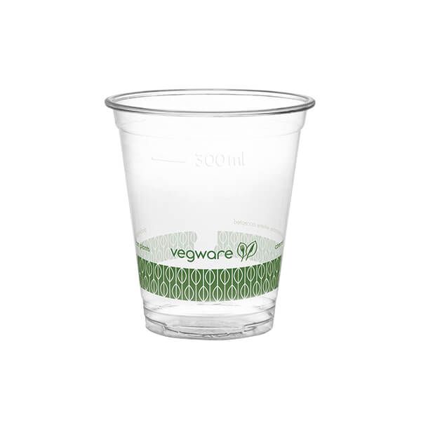Vegware Cold Cup 12oz CE PLA Pk1000 image