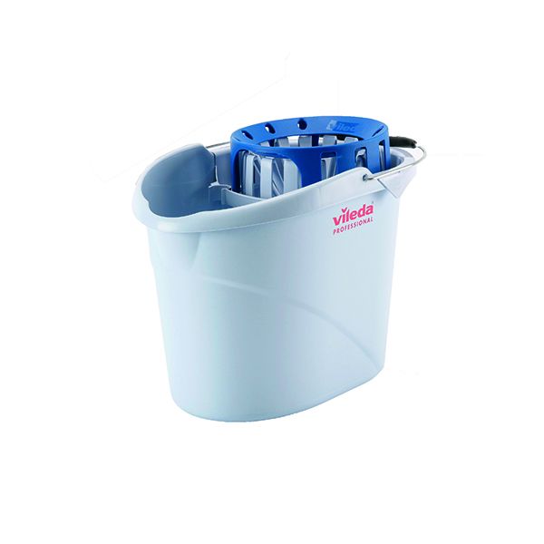 Vileda Supermop Bucket/Wringer Blue image